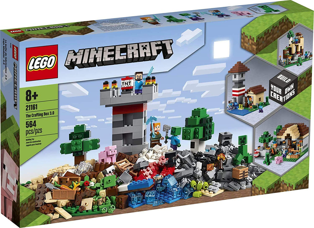 Minecraft Brick Construction Toy and Minifigures 564 Pieces O503502