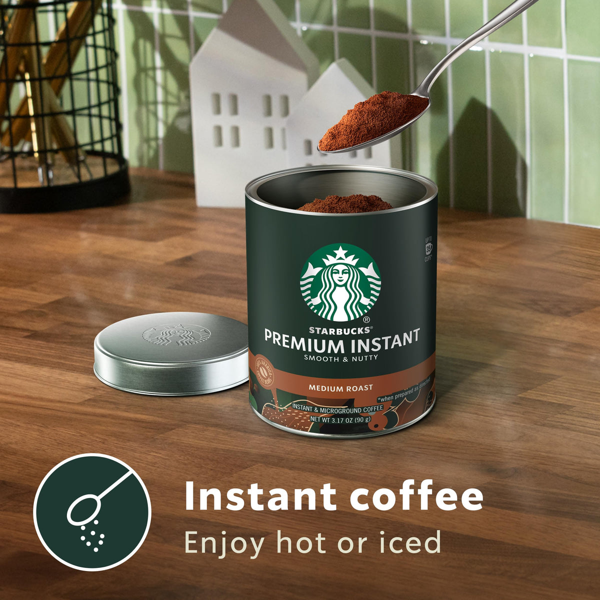 Medium Roast Instant Coffee 3 Tins 3.17 oz Q100311