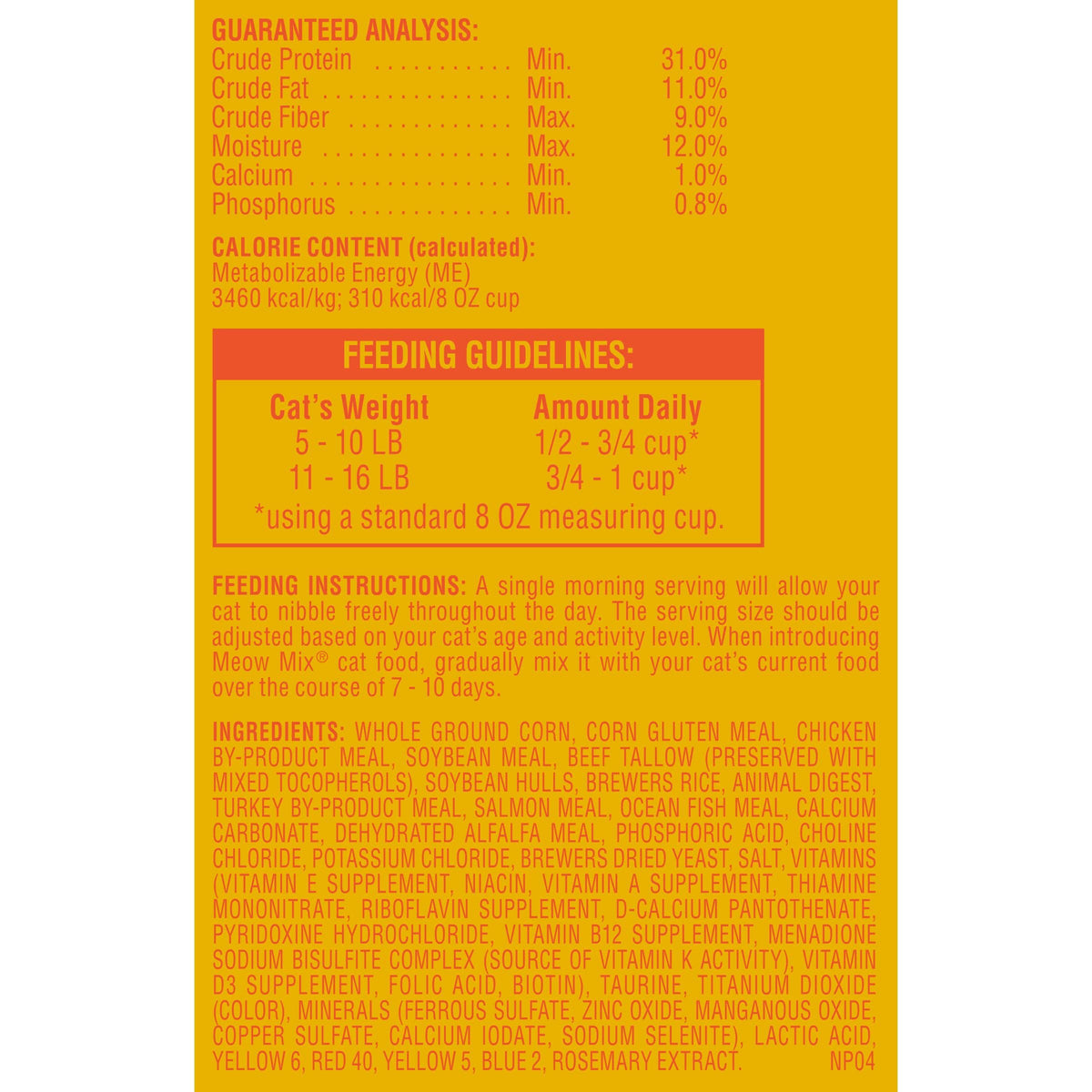 Indoor Health Dry Cat Food 6.3 Pound Bag H575353