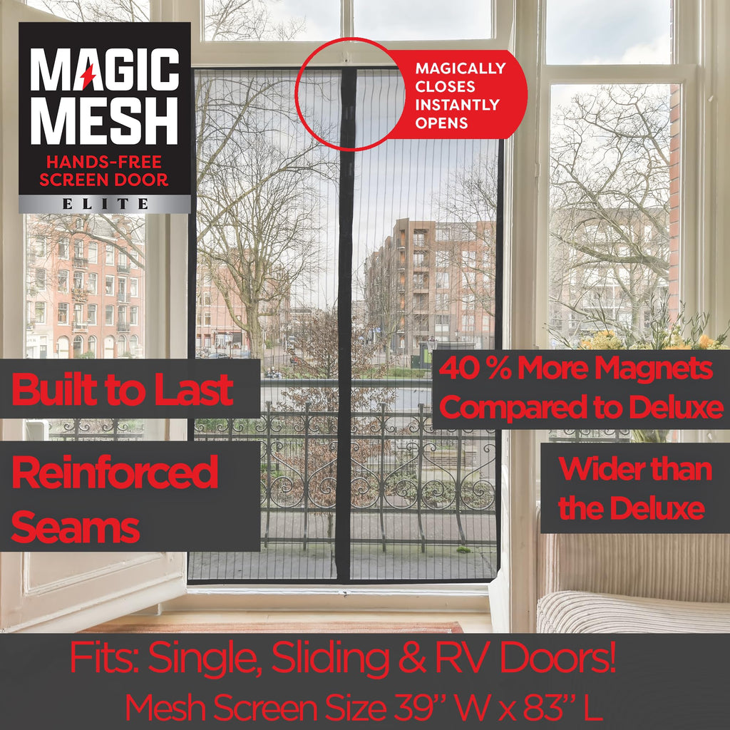 Magnetic Screen Door up to 39 x 83 Inches O943222