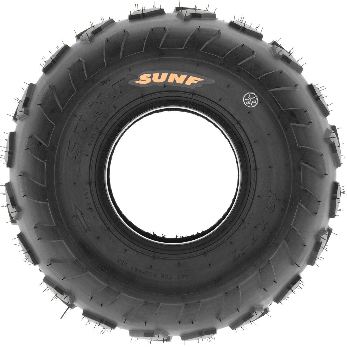 18x7-7 Directional Knobby Tread Tubeless ATV Tires Set of 4 R598