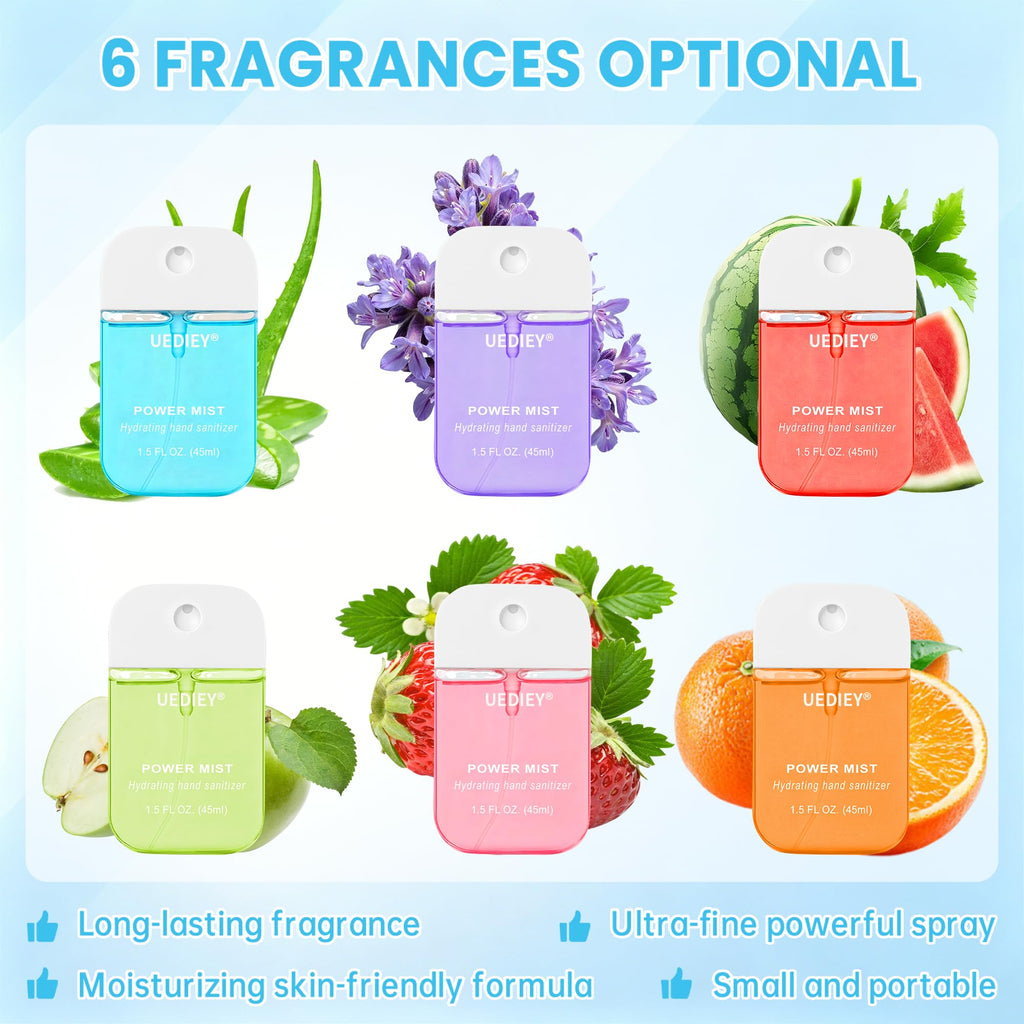 Hand Sanitizer Spray 6 Scents 1.3 Fl Oz Q87922