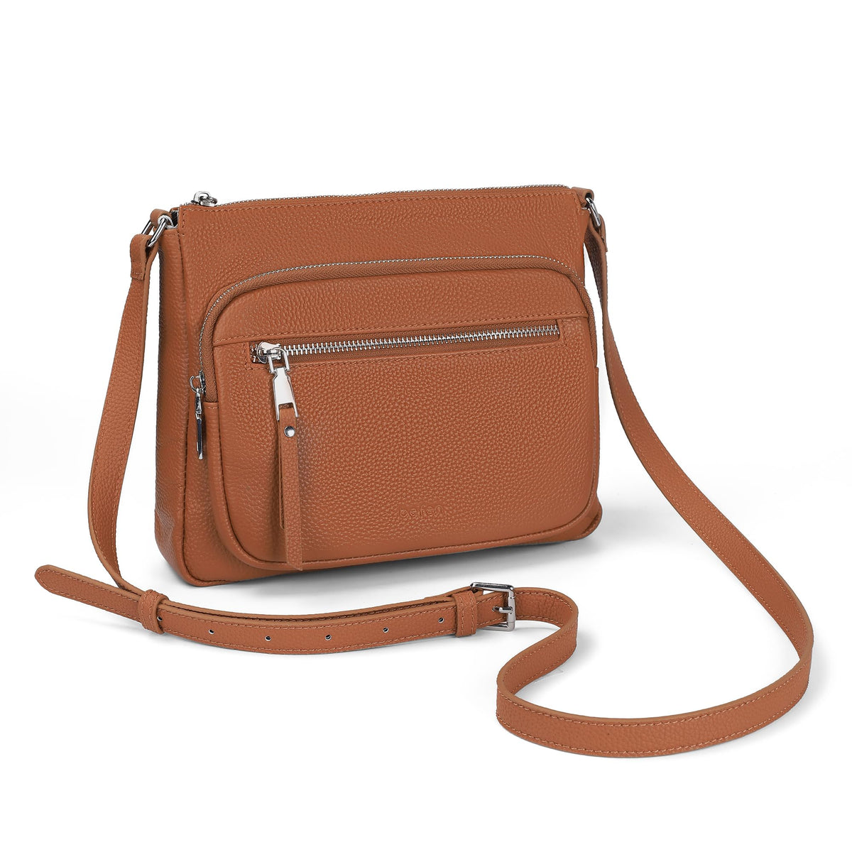 Anti Theft Genuine Leather Crossbody Bag with Wallet P955549