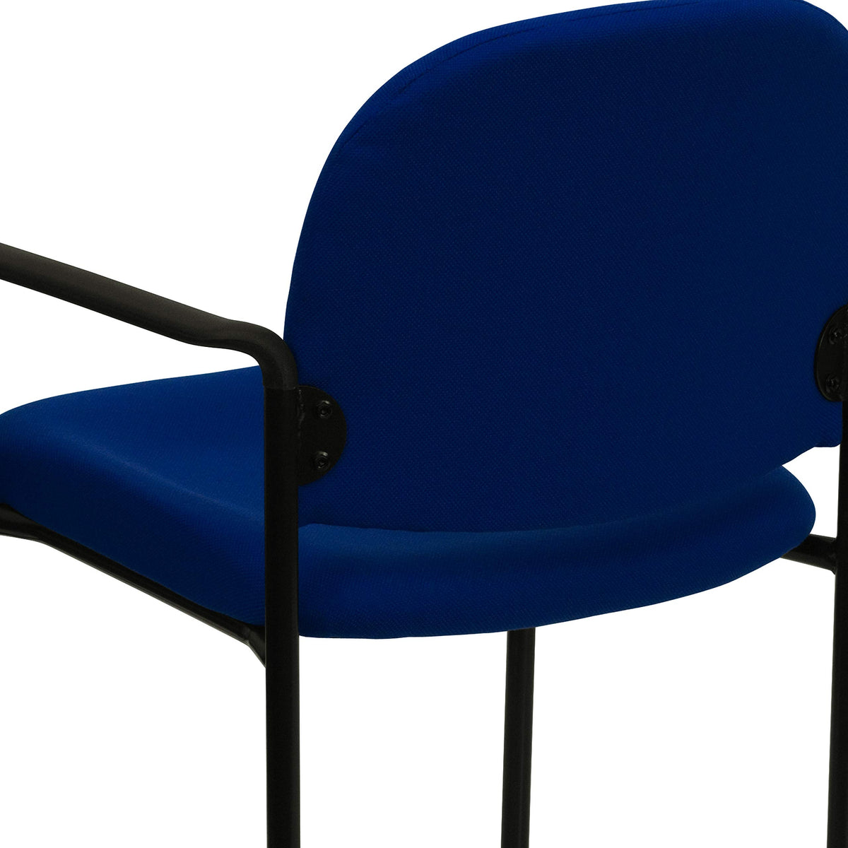 Navy Fabric Stackable Steel Side Chair M700