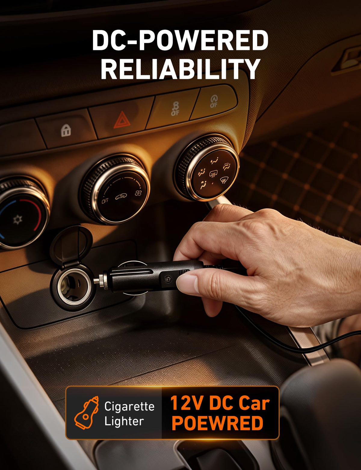 Portable Air Compressor 12V DC Tire Inflator O5503