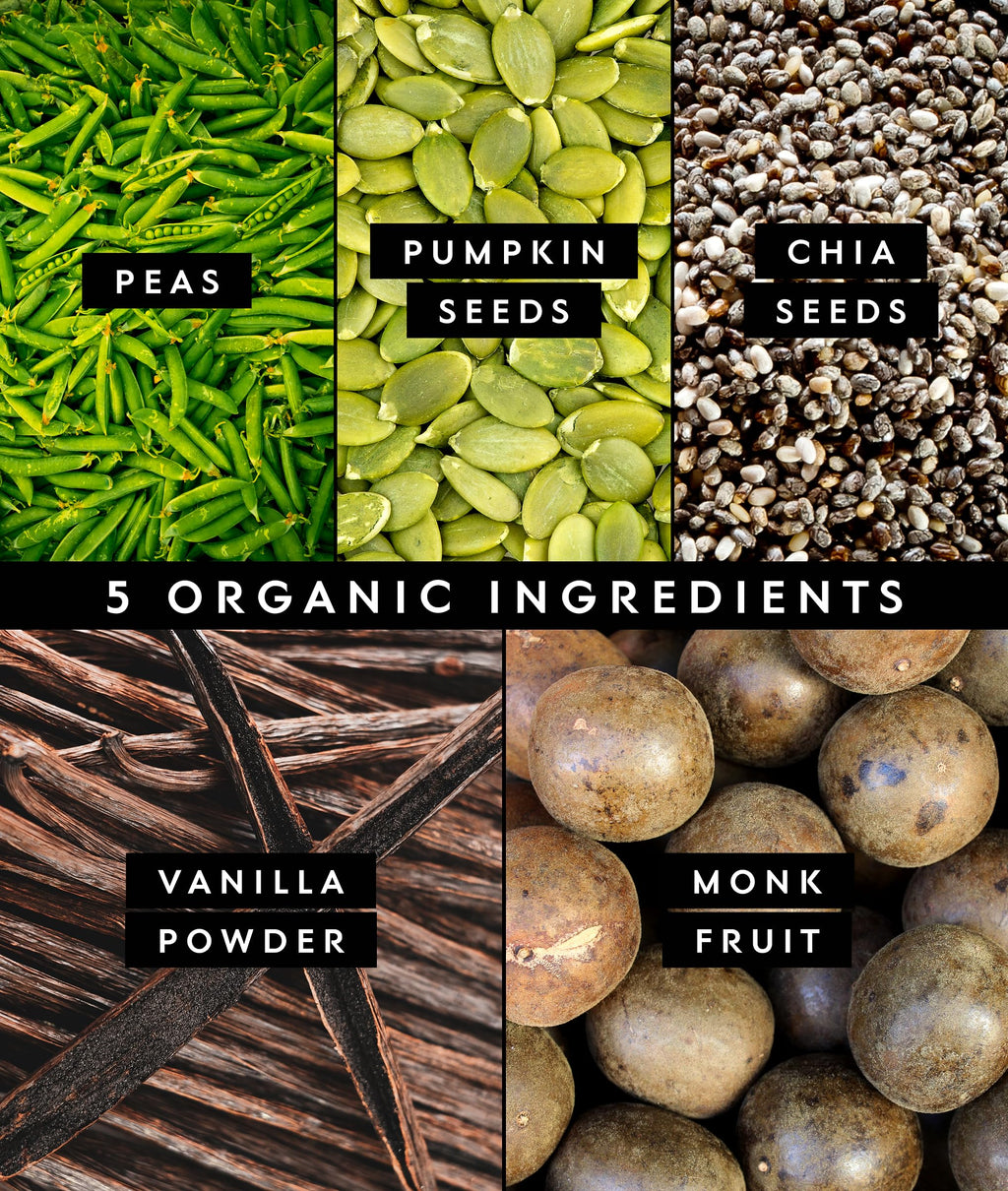 Organic Plant Based Protein Powder Vanilla 10 Servings I6897