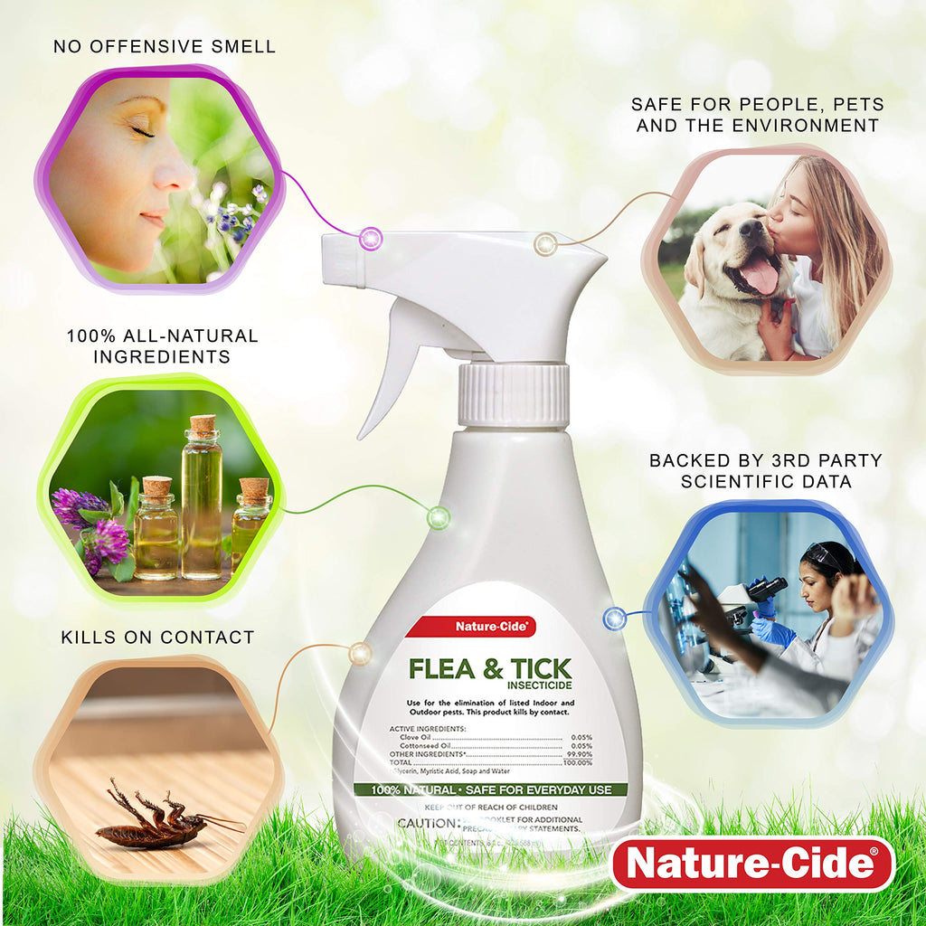 All Natural Flea and Tick Spray 8 oz J5724